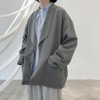 One-buttoned Loose-fit Blazer