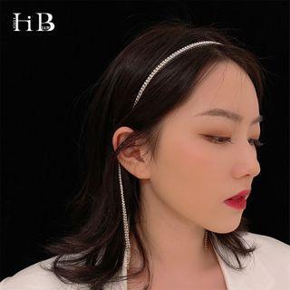Rhinestone Hair Band As Shown In Figure - One Size