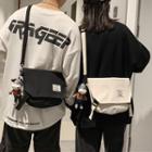 Plain Flap Crossbody Bag / Bag Charm