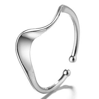 Open Ring White Gold - One Size