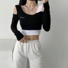 Long Sleeve Cut-out Top
