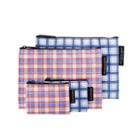 Too Cool For School - Check Flat Pouch 2pcs #pop Art