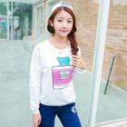 Perfume Print Sweatshirt