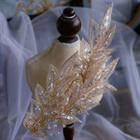 Wedding Faux Pearl Branches Headband / Fringed Earring