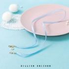 Gingham Mask Strap Blue & White - One Size