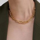 Chunky Chain Alloy Choker 1pc - Gold - One Size