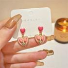 Heart Flower Alloy Dangle Earring / Necklace (various Designs)