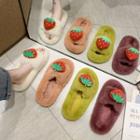 Strawberry Furry Slippers
