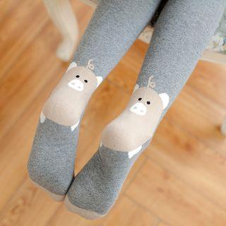 Pig-print Leggings