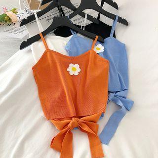 Printed Tie-waist Camisole Top