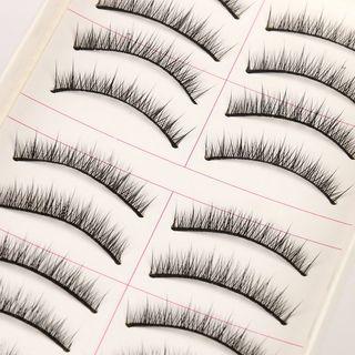 False Eyelashes (y01) (10 Pairs) 10 Pairs