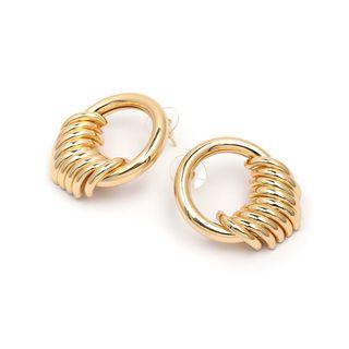 Alloy Hoop Earring As Shown In Figure - One Size