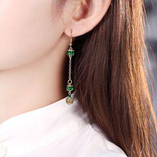 Cz Dangle Earring / Clip-on Earring