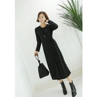 Faux-leather Bucket Bag With Pouch