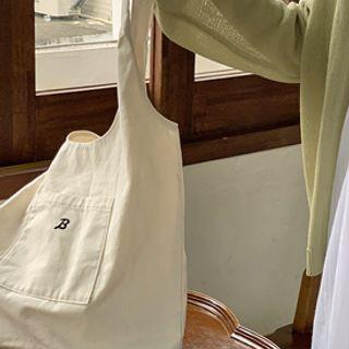 Pocket Fabric Shopper Bag
