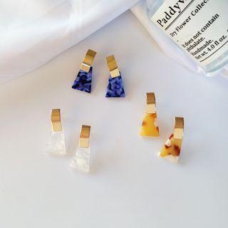Retro Geometric Drop Earring