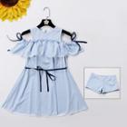 Set: Ruffle Swim Dress + Bottom