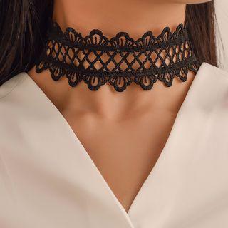 Lace Choker 01 - 11170 - Black - One Size