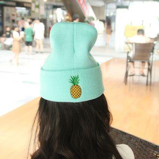 Pineapple Embroidery Beanie