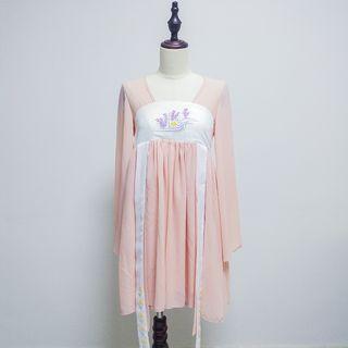 Cosplay Long-sleeve Embroidered Dress