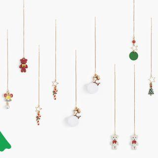 Non-matching Christmas Alloy Dangle Earring (various Designs)
