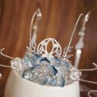 Faux Crystal Flower Headpiece 1 Pc - As Shown In Figure - One Size