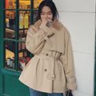 Single-breasted Thick Trench Coat
