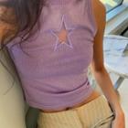 Star Knitted Tank Top