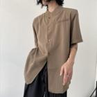 Short-sleeve Padded Shirt