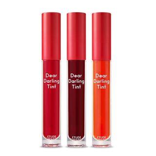 Etude House - Dear Darling Tint - 12 Colors #rd302 Dracula Red