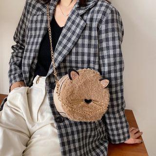 Flannel Cat Crossbody Bag