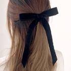 Bow Velvet Hair Tie / Hair Clip