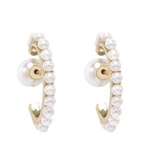 Faux Pearl Earring 1 Pair - Ear Studs - One Size