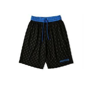 Checkerboard Loose Fit Shorts