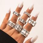 Set Of 7: Ring Set Of 7 - 20965 - Silver - One Size