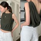 Two-way Crop Wrap Top
