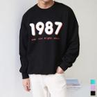 1987 Printed Oversized Sweatshirt