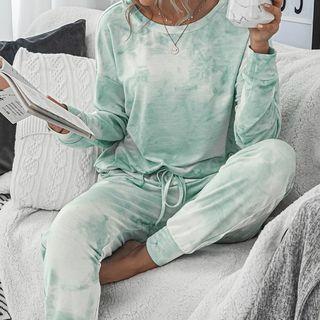 Set: Tie-dyed Pullover + Pants