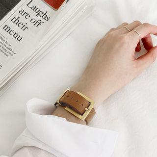 Cowhide Belt Bracelet