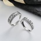 Embossed Sterling Silver Open Ring (various Designs)