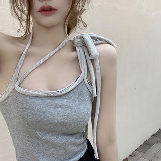 Knotted Halter Top