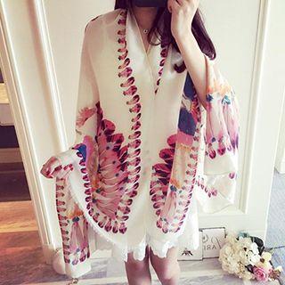 Feather Print Scarf