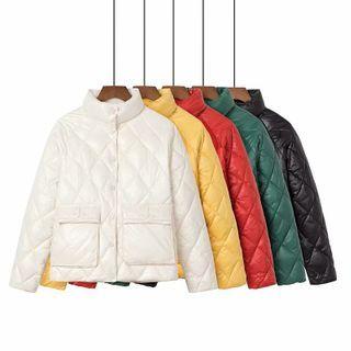 Stand-collar Quilted Padded Jacket