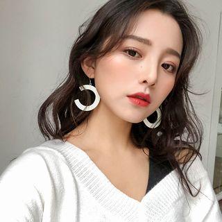 Open Hoop Dangle Earring