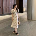 Short-sleeve Lace Dress / Blouse