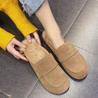 Fleece-lined Mules