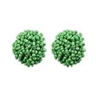 Bead Earring 1 Pair - Green - One Size