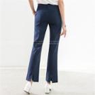 Slit-back Boot-cut Pants