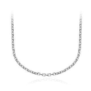 Fashion Simple 316l Stainless Steel Necklace Silver - One Size