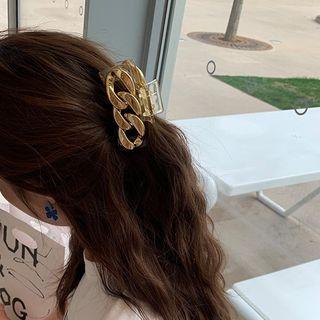 Chunky Chain Alloy Resin Hair Clamp